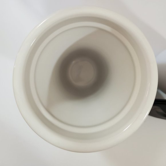 Starbucks Ceramic White Travel To Go Tumbler. NWOT. 2016.‎ 9 OZ. Set of 2. - Picture 2 of 3